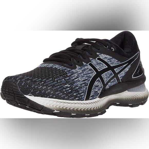 Asics Women's Black Gel Nimbus 22 knit - Picture 1 of 6
